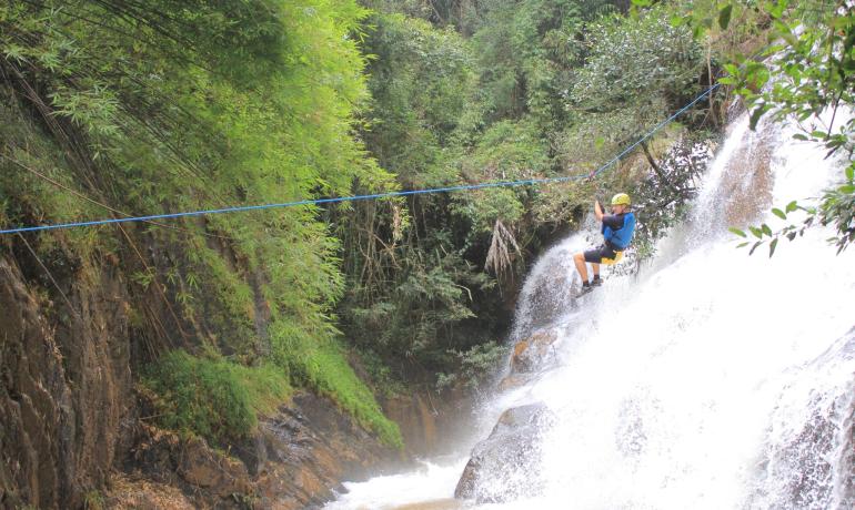 The 1600m Zipline Activities in Da Lat